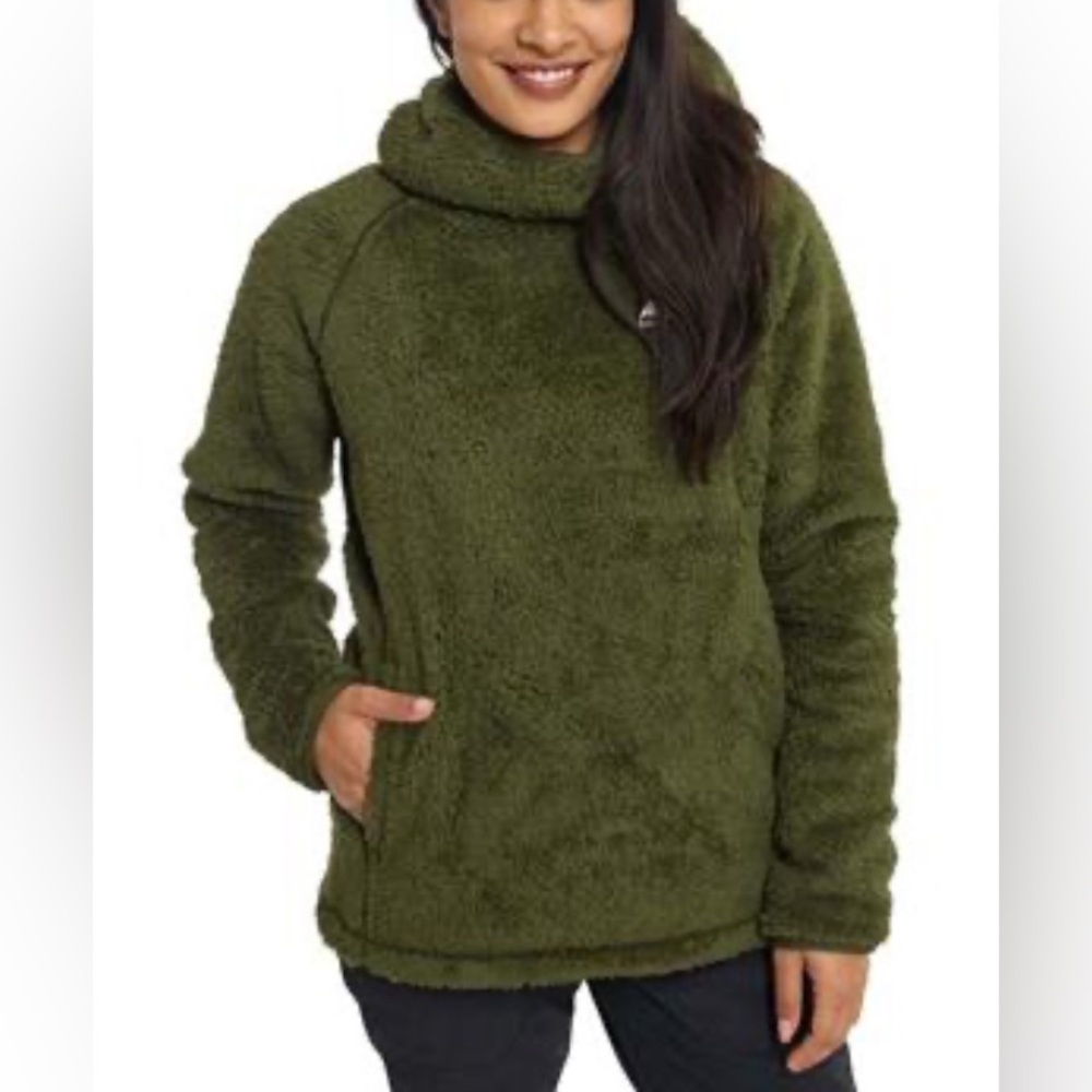 NWT Burton Lynx Pullover Fleece, L - Forest Night